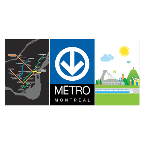 CARTES POSTALES - PLAN DU MÉTRO (Copy)