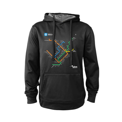 HOODIE PLAN DU MÉTRO