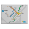 MAGNET - WHITE METRO MAP