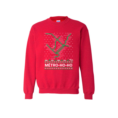 CHANDAIL MÉTRO-HO-HO - ROUGE