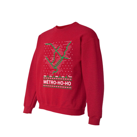 CHANDAIL MÉTRO-HO-HO - ROUGE