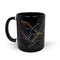 MUG - BLACK METRO MAP