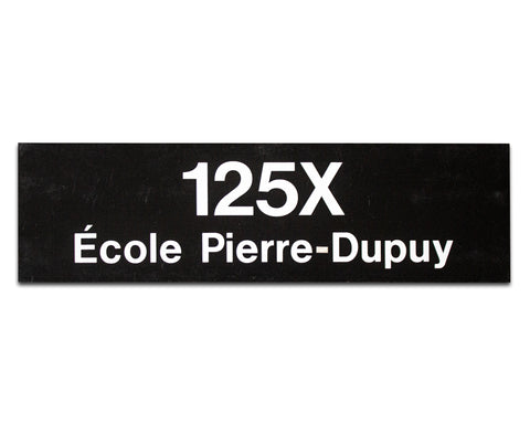 125X ÉCOLE PIERRE-DUPUY
