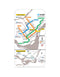 POSTER - MAP OF THE MONTREAL METRO 2001